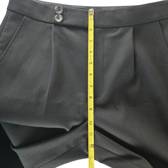 Ted Baker Popieyt Slim Tapered Pleated Pants, Baker Size 2, US 6 Black, Like New - Picture 13 of 15